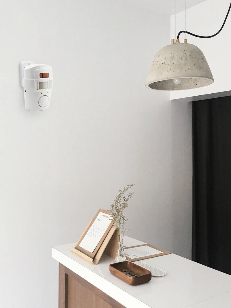 Alarme de Presença Sensor Residencial Sem Fio 2 Controles Sirene Para Casa