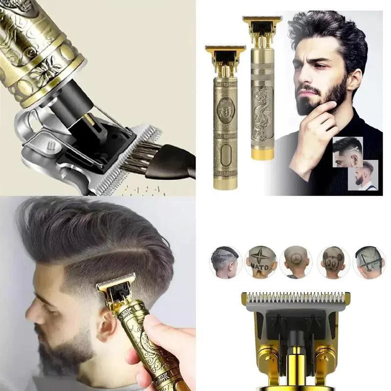 Máquina de barbeiro barbeador masculino barbeador designer barbeador elétrico máquina de refinamento de barba Cortador de cabelo