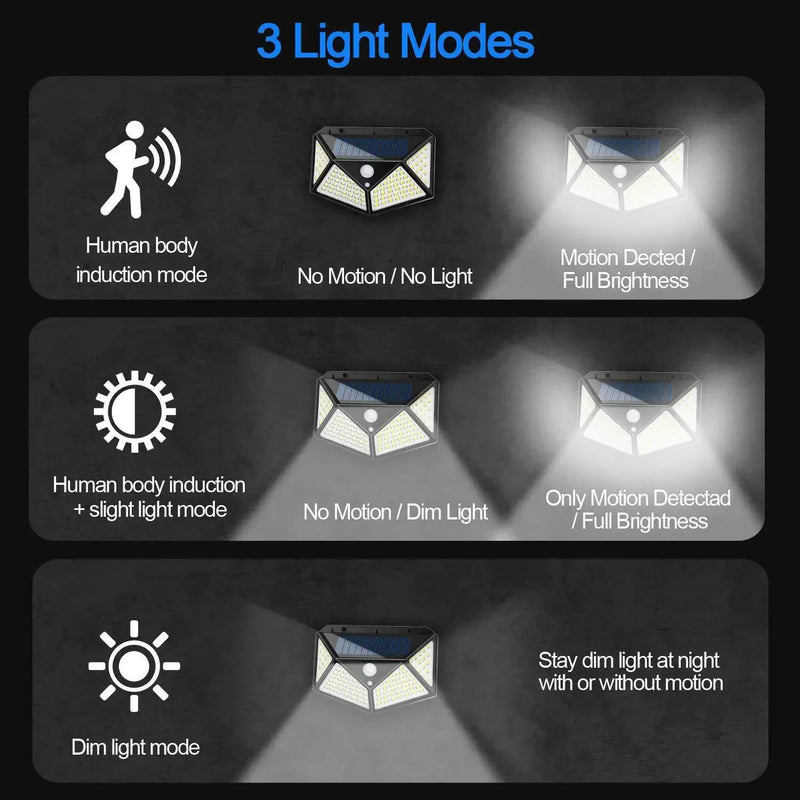 lâmpada de parede solar pir sensor movimento jardim cerca luzes ip65 à prova dip65 água solar varanda l