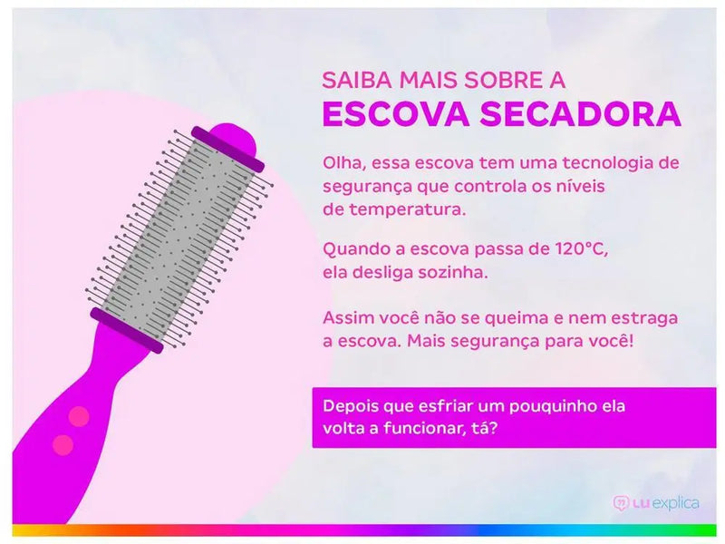 Escova Secadora Mondial ES-02-BI 1200W - Bivolt