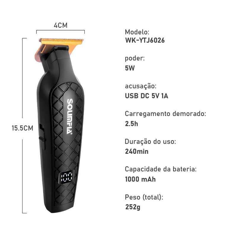 Máquina Cortar Cabelos， Máquina De Corte Cabelo， Aparador De Pelos，À Prova De Água， Barbeiro，Máquina De Cortar Cabelo Degrade