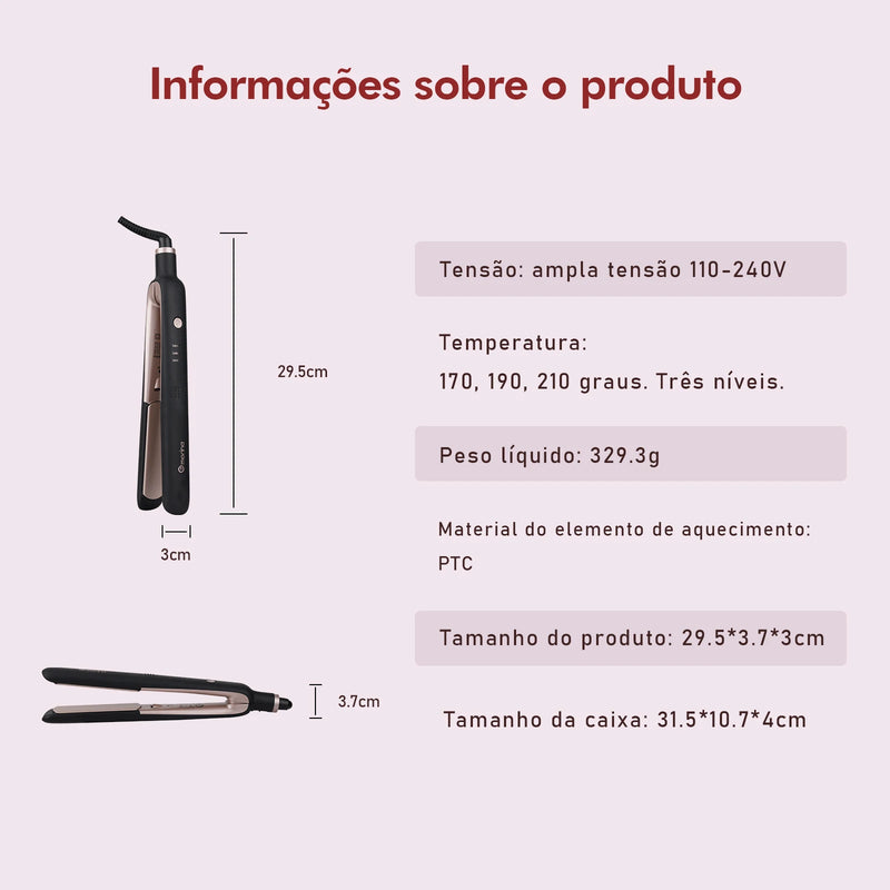 chapinha de cabelo profissional,prancha de cabelo profissional,chapinha de cabelo,escova alisadora