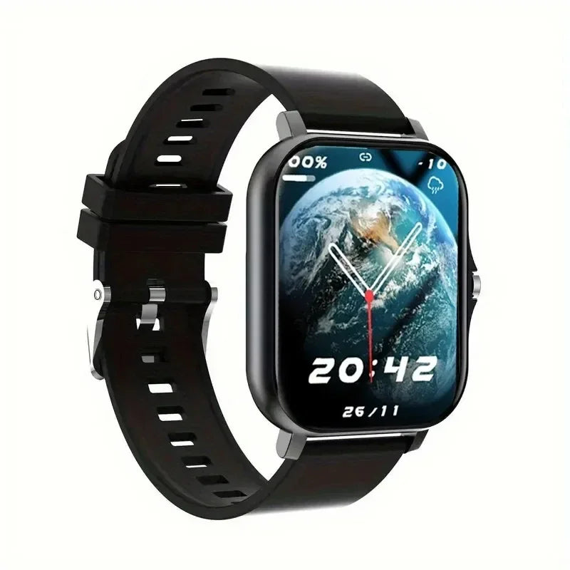Relógios inteligentes 2025 para homem mulher bluetooth notificação de mensagem smarthwhatch 1.91 display rastreador de fitness smartwatch android