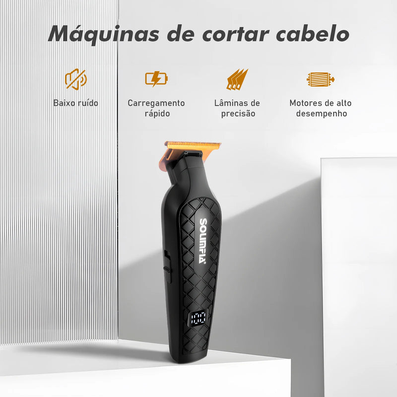 Máquina Cortar Cabelos， Máquina De Corte Cabelo， Aparador De Pelos，À Prova De Água， Barbeiro，Máquina De Cortar Cabelo Degrade