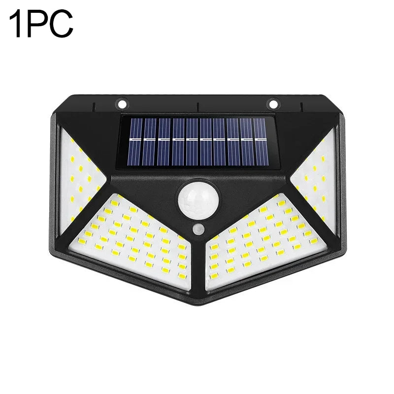 lâmpada de parede solar pir sensor movimento jardim cerca luzes ip65 à prova dip65 água solar varanda l